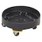 Vestil DRUM DOLLY HD POLY BLACK 30 GALLON DRUM-DP-HD-30-BK - alternate 1